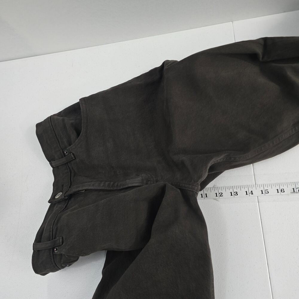 abercrombie 90's straight ultra high‎ rise jeans 27/4 womens dark denim 6834 - Picture 7 of 9